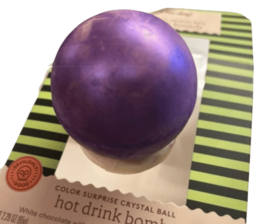 Шоколадная бомбочка Favorite Day Halloween White Crystal Ball Hot Chocolate Bomb 65г 9444 фото