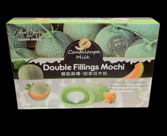 Моти Double Fillings Mochi Cantaloupe Milk, 180г 6445 фото