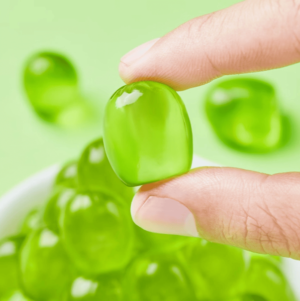 Желейные конфеты Cokoc Peeling Soft Candy Green Grape 75г 9344 фото
