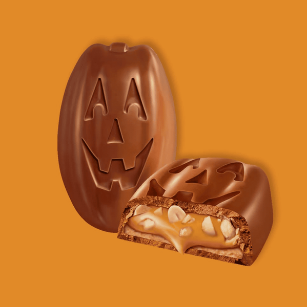 Шоколадні батончики Snickers Pumpkins Shaped Chocolate Candy Bar 6шт x 31г 9394 фото