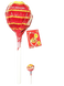 Набір льодяників Chupa Chups Super Chups зі смаком полуниці 20шт 60см 7759 фото 5