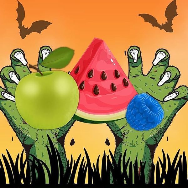 Конфеты кислые Halloween Warheads Sour Taffy Individually Wrapped Assorted Chewy Candies 50 шт 5805 фото