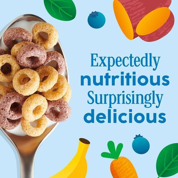 Сухой завтрак Cheerios Veggie Blends Family Size со вкусом черники и банана 510г 7070 фото
