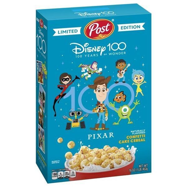 Сухой завтрак Disney100 Confetti Cake Breakfast Cereal with Confetti Sprinkles 453g 4819 фото