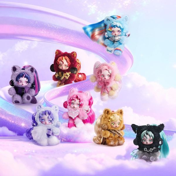 М'яка іграшка брелок Pop Mart My Little Pony Skullpanda Series Plush Doll Pendant 1шт 10329 фото