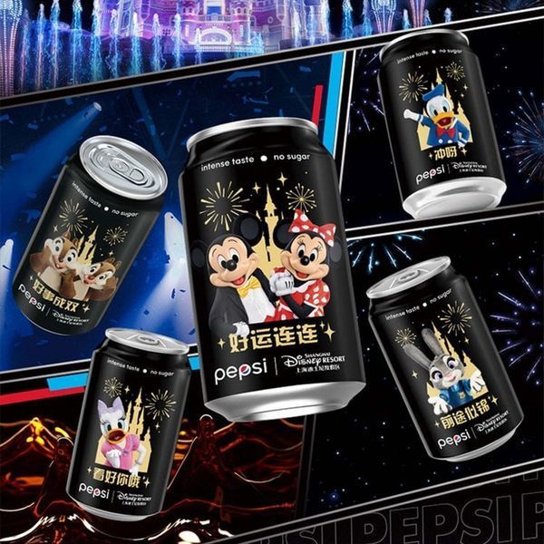 Китайская газировка Pepsi Mini Disney Limited Editon 200 ml 4870 фото