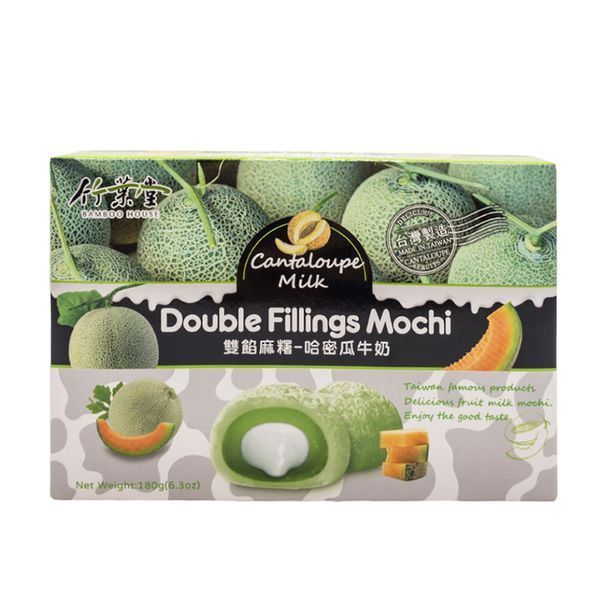 Моти Double Fillings Mochi Cantaloupe Milk, 180г 6445 фото