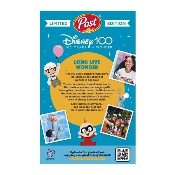 Сухой завтрак Disney100 Confetti Cake Breakfast Cereal with Confetti Sprinkles 453g 4819 фото