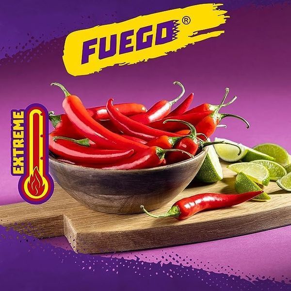 Чіпси Takis Hot Chili Pepper & Lime Flavored Extreme Spicy Rolled Tortilla Chips 481g 5692 фото