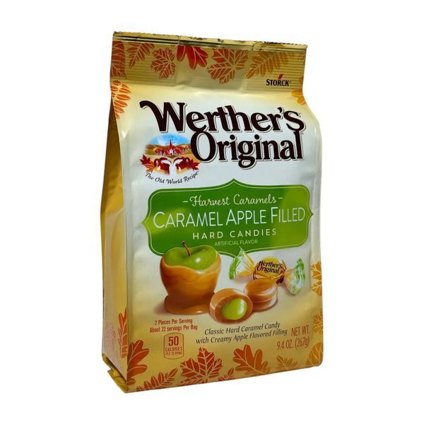 Карамельные конфеты Werther's Original Hard Caramel Apple Filled Candy 267 г 7510 фото