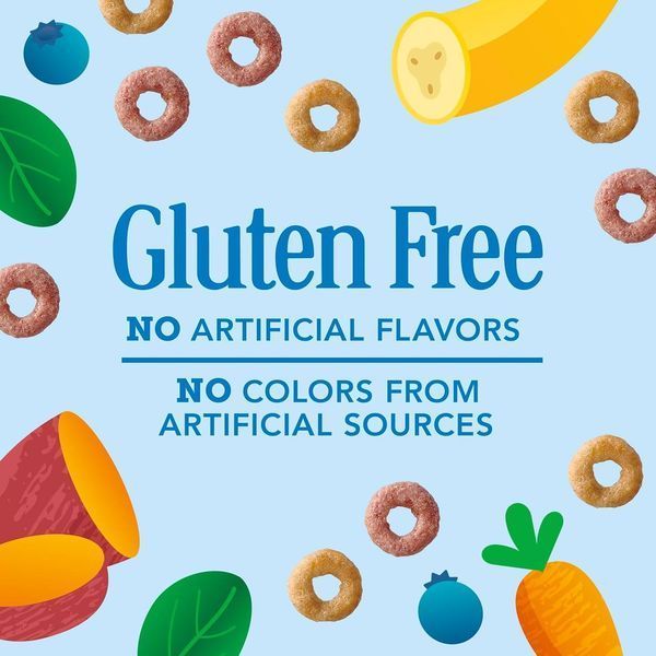 Сухой завтрак Cheerios Veggie Blends Family Size со вкусом черники и банана 510г 7070 фото