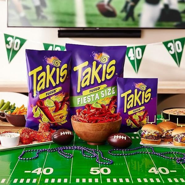 Чіпси Takis Hot Chili Pepper & Lime Flavored Extreme Spicy Rolled Tortilla Chips 481g 5692 фото
