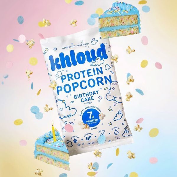 Попкорн Khloud Birthday Cake Protein Popcorn 141г 11689 фото