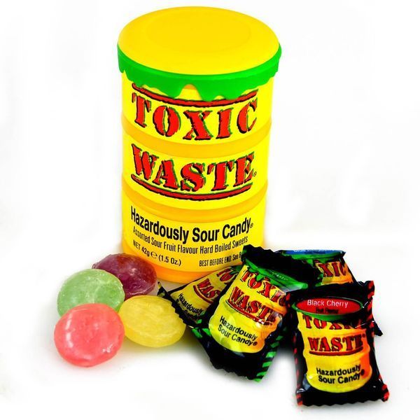Подарунковий набір цукерок Toxic Waste TV Night Gift Box 212 г 7658 фото
