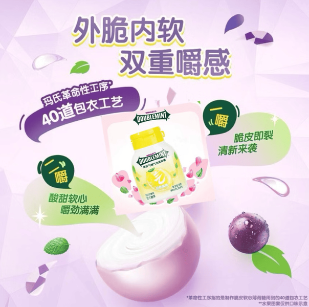 Драже Wrigley's Doublemint Soda Lemon Flavor 20г 11075 фото
