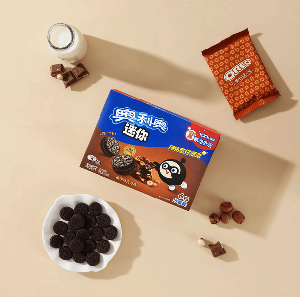 Печенье Oreo Mini Hazelnut Chocolate Sandwich Biscuit Eggy Party 120г 10229 фото