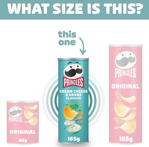 Чіпси Pringles Cream Cheese Herbs 165г 8136 фото