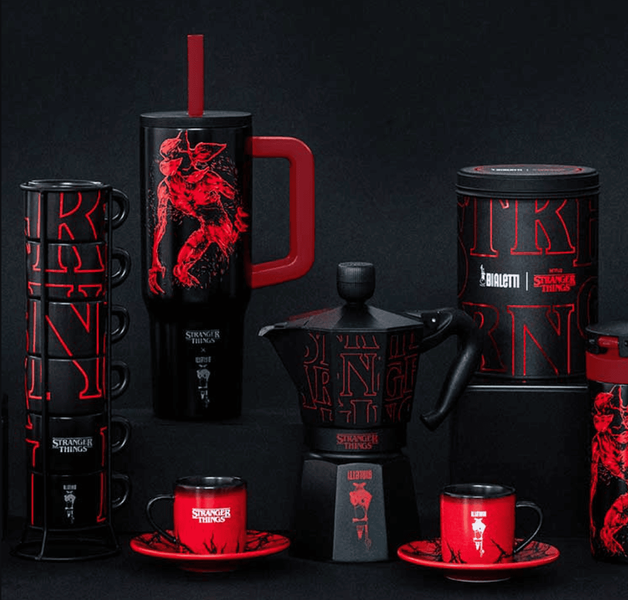 Набор&nbsp;чашек для эспрессо&nbsp;Bialetti Stranger Things 6шт х 80мл 10129 фото