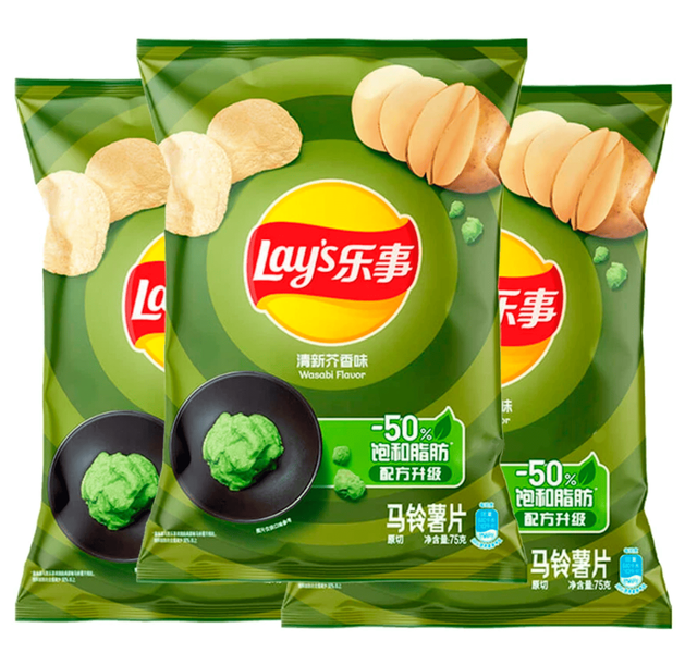 Чипсы Lay's Wasabi Flavor 70г 8893 фото