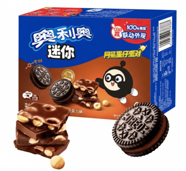 Печенье Oreo Mini Hazelnut Chocolate Sandwich Biscuit Eggy Party 120г 10229 фото