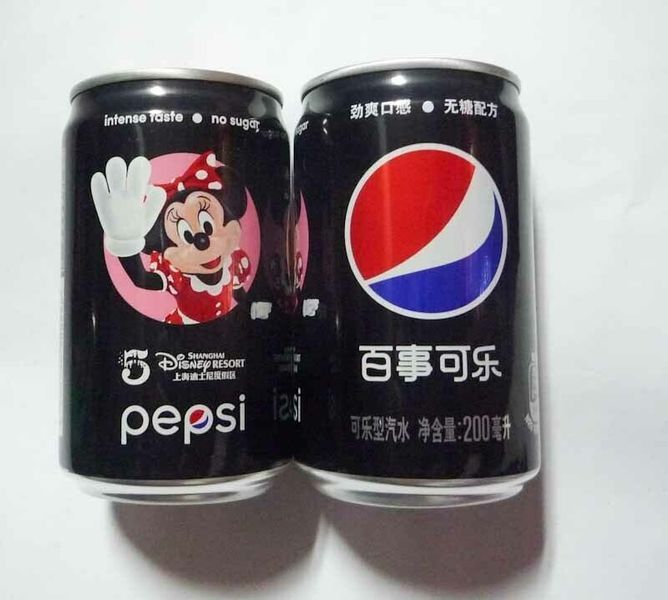 Китайская газировка Pepsi Mini Disney Limited Editon 200 ml 4870 фото
