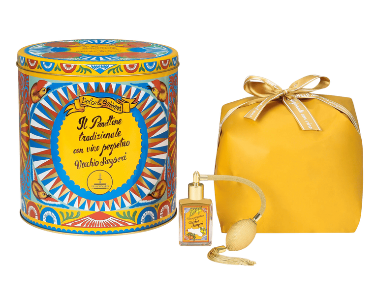Панеттоне Fiasconaro Dolce & Gabbana Panettone with Vecchio Samperi Wine 1000г 7906 фото
