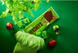 Шоколад Hershey's Grinch Embossed Holiday Milk Chocolate Bars 6шт х 34г 9931 фото 6