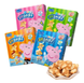 Печиво з кальцієм Yizhi Biscuit Peppa Pig Chocolate Flavor 160г 10975 фото 5