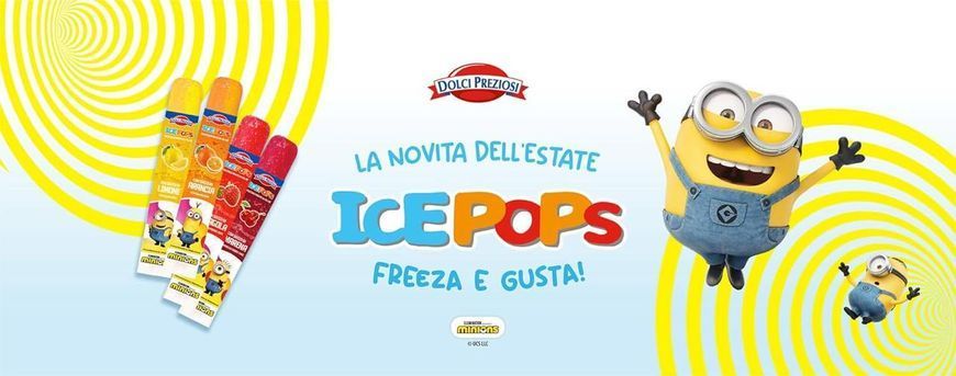Фруктовый лёд Dolci Preziosi Ice Pops Minions 400мл 6732 фото
