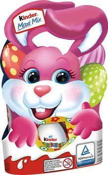 Набір подарунковий від Kinder Maxi Mix з рожевим заєм, 157 г 6321 фото