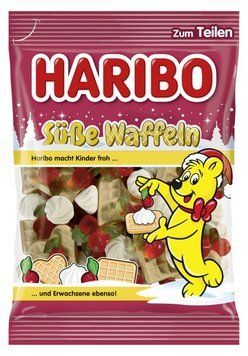 Жеватильные конфеты Haribo Suesse Waffeln Candies 175g 5898 фото