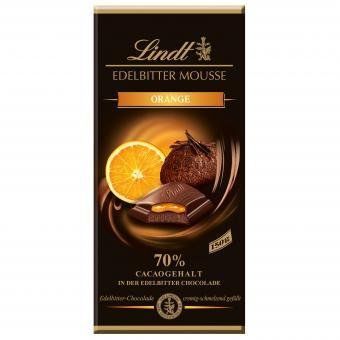Шоколадка Lindt Dark Mousse Orange 150g 4634 фото