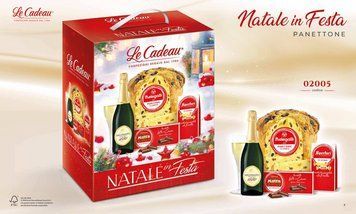 Подарунковий набір Le Cadeau Natale in Festa 5 компонентів 6107 фото