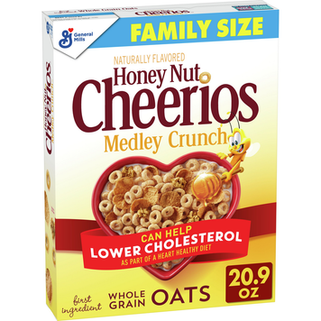 Сухой завтрак Cheerios Honey Nut Medley Crunch 584g 1963 фото