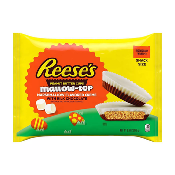 Шоколад Reese's Easter Mallow-top Peanut Butter Cups 272g 1668 фото