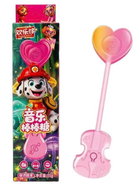 Леденец Huanledubou Audio Lollipop Paw Patrol Маршал 15г 10940 фото