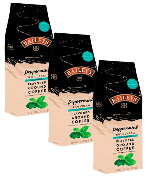 Молотый кофе Bailey's Peppermint Irish Cream flavored Medium Roast Мята 284 г. 7473 фото