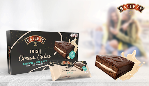 Бісквіт Baileys Irish Cream Choco Cake Bars 5шт 195г 7823 фото