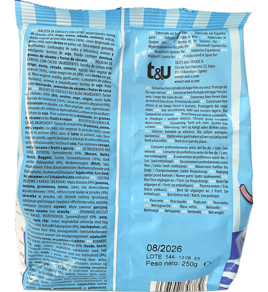 Печиво Maxies Disney Stitch Mini Cookies зі смаком какао 250г 10244 фото