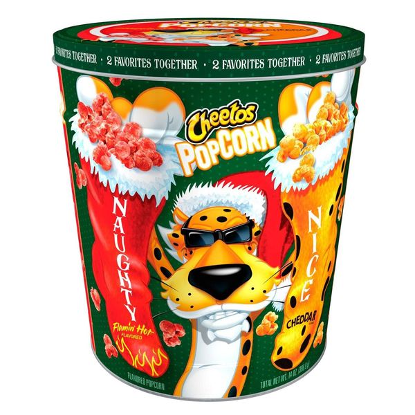 Святковий подарунковий набір Cheetos Popcorn Flamin' Hot & Cheddar 396.9 g 2351 фото