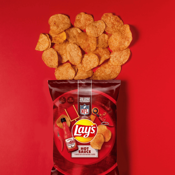 Чипсы Lay's Potato Chips RedHot Hot Sauce 219.7г 9655 фото