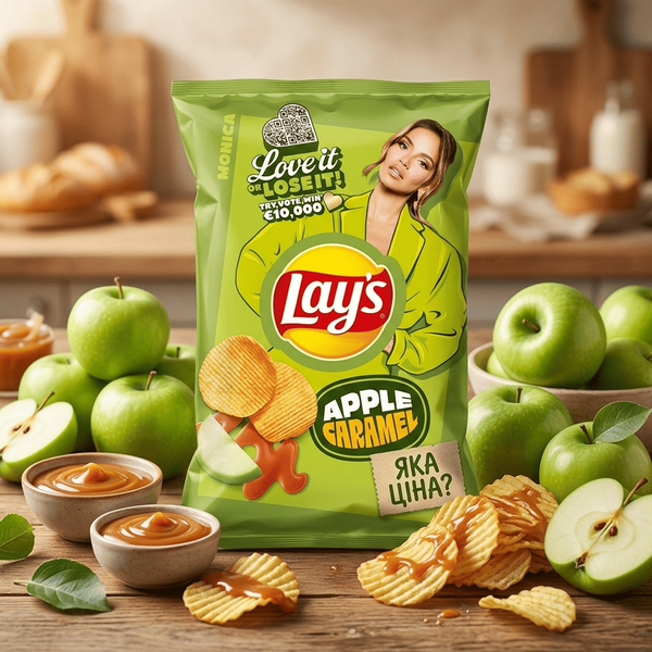 Чипсы Lay's Max Apple Caramel 185г 11189 фото