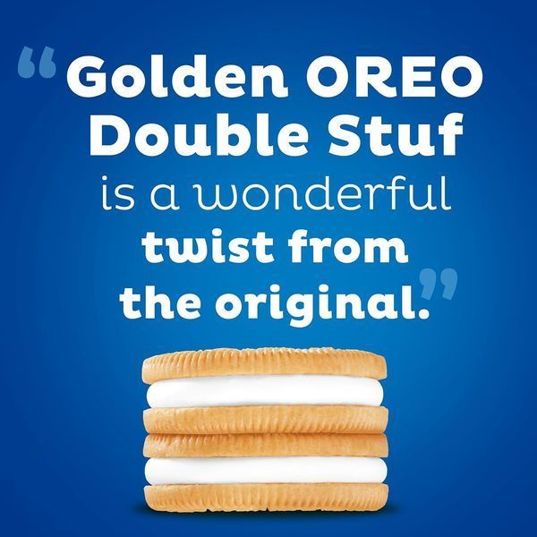 Печенье Oreo Double Stuf Golden Sandwich Cookies 432г 8738 фото