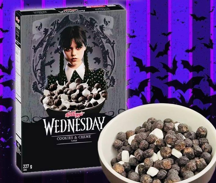 Сухой завтрак Kellogg's Wednesday Breakfast Cereal Family Size со вкусом печенья и крема 351г(Пошкоджена коробка) 7291 фото