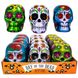 Металический череп с конфетами Halloween Skull Tin with Smarties 17g (белый) 3983 фото 3