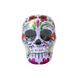 Металевий череп із цукерками Halloween Skull Tin with Smarties 17g (білий) 3983 фото 1