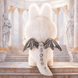 Большая игрушка Лабубу Pop Mart The Monsters Labubu Zimomo Angel in Clouds Figure 58 см 9409 фото 3