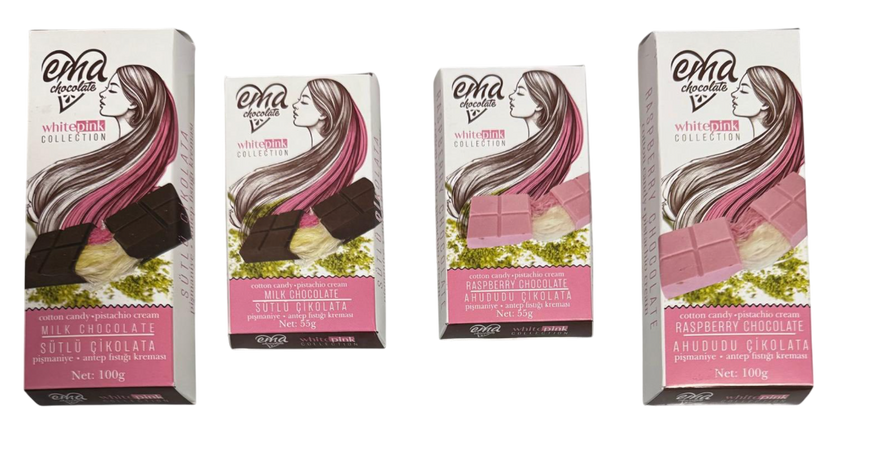 Шоколад Волосы ангела EMA Raspberry Chocolate 100г 8542 фото