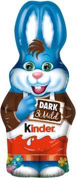 Шоколадный заяц Kinder Bunny Dark, 110г 6583 фото