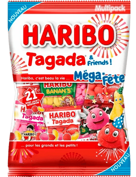 Жевательные конфеты Haribo Tagada & Friends Mega F&ecirc;te Multipack 660г 8794 фото